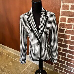 Merona Houndstooth Blazer SZ 2